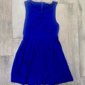 Royal Blue A Line Dress